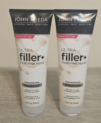 2 x John Frieda Ultra Filler Thickening Shampoo 8.3 fl. oz. / 245 ml.