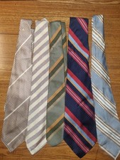 cravatte vintage,lotto di 5pz.,seconda mano