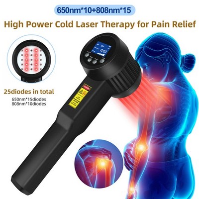 8W Pro Laser Therapy for Joint Pain 808nm 650nm Laser Treatment for Human Pets