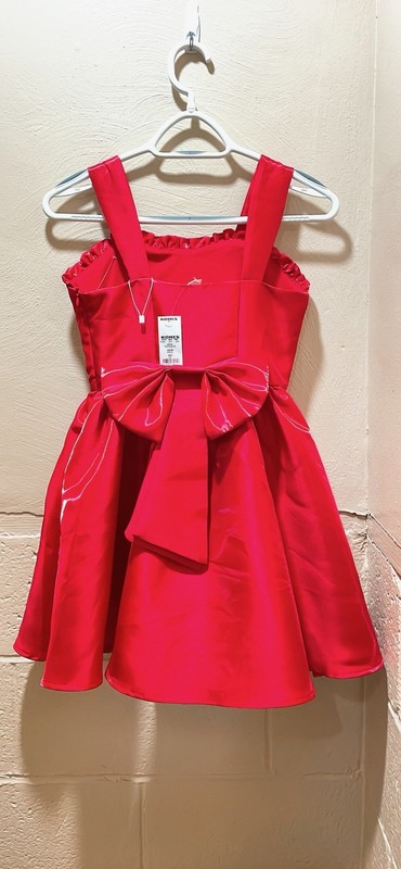 NWT Girl size 10 Red KnitWorks dress