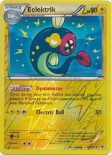 Eelektrik - 40/101 - Pokemon Noble Victories Black & White Reverse Holo Rare LP