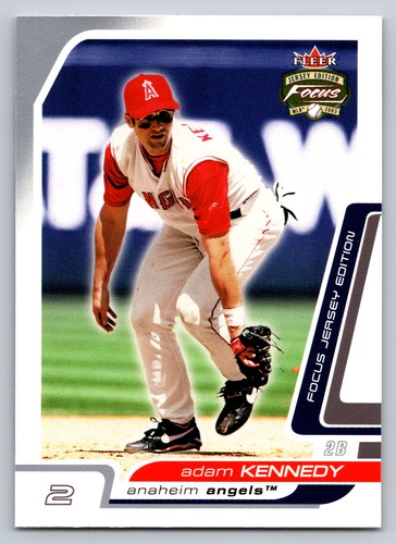 2003 Fleer Focus Jersey Edition Adam Kennedy #15 card