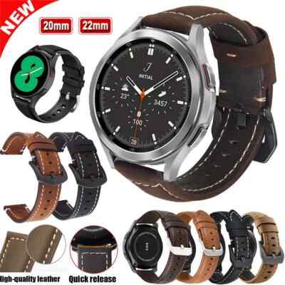 Echtes Leder Armband für Samsung Gear S3, Frontier, Classic/Galaxy Watch 42/46mm