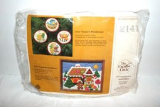 NEW VTG 1983 THE CREATIVE CIRCLE Nature's Wonderland 4" Tree Ornament Kit i2141
