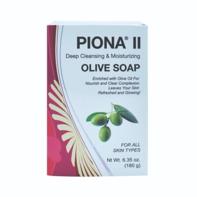 PIONA ll Deep Cleansing & Moisturizing OLIVE Soap 6.35 Oz.