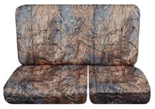 Fits 2001 Ford F250 Super Duty Truck Rear Bench Seat Covers Camouflage