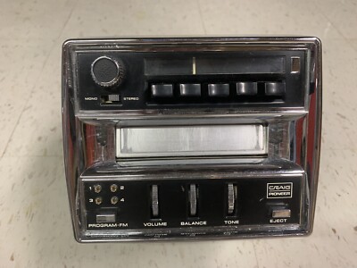 8 track player FM Craig/Pioneer Solid State Model 3125 Circa 1971 | eBay