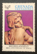 1975 Michelangelo 500th Birth Anniversary Grenadines Grenada MNH