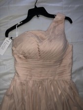 Bridesmaid Dress Sz 8 Light Peach Nwt