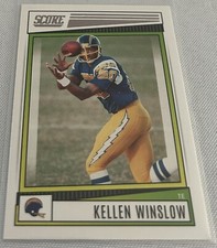 2022 Panini Score Football Kellen Winslow San Diego Chargers base card #141