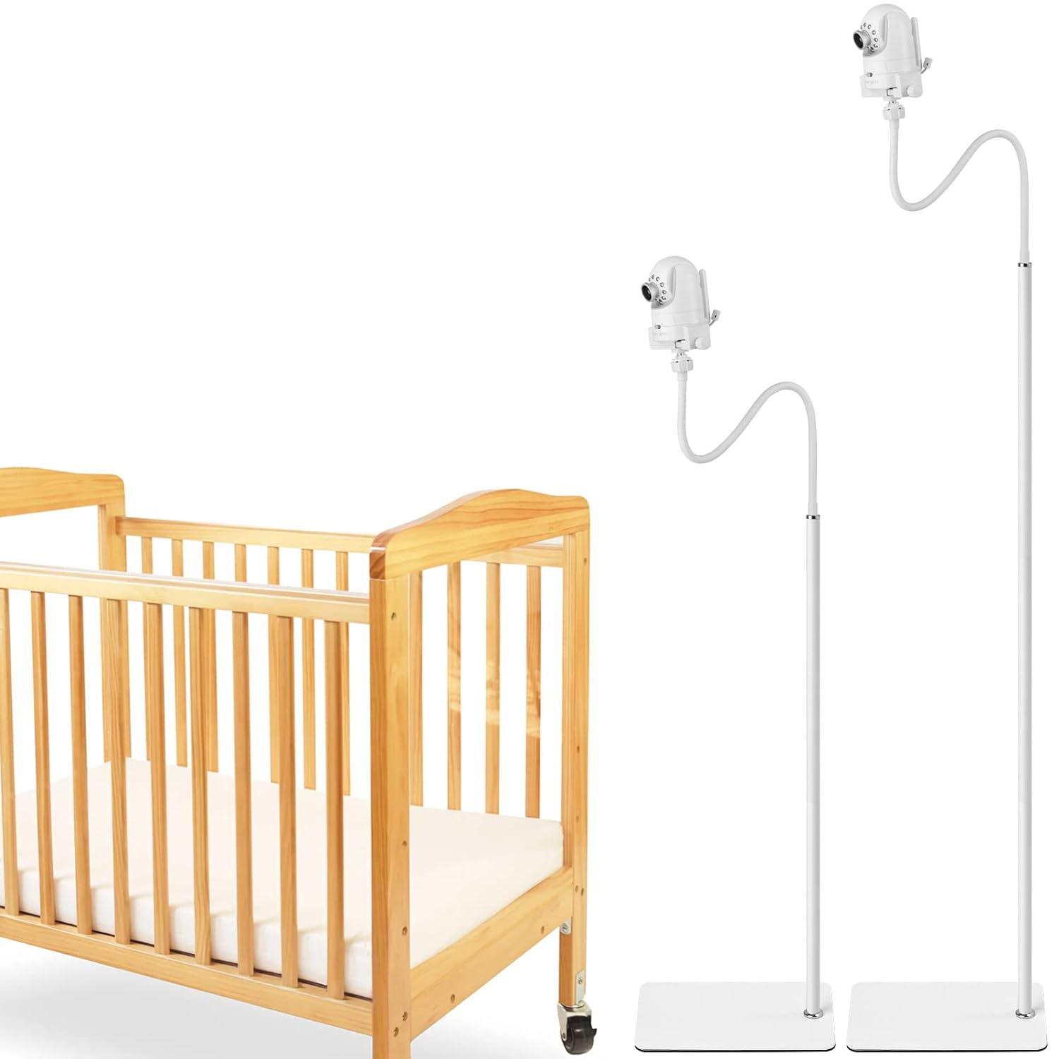 Baby Monitor Floor Stand Holder for Infant Optics DXR-8 Pro & Nanit Pro-image
