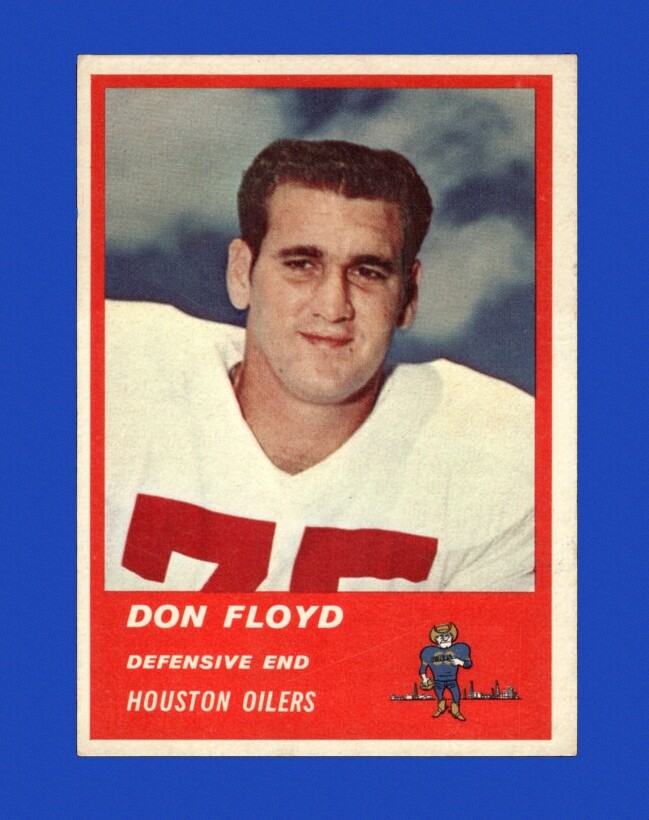 1963 Fleer Set-Break # 43 Don Floyd EX-EXMINT *GMCARDS*