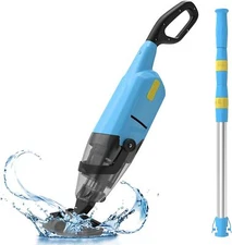 Powered Pool Vacuum for Above Ground Pool Handheld Pool Cleaner Rechargeable