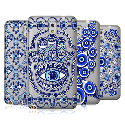 HEAD CASE DESIGNS BLAUE AUGEN MUSTER SOFT GEL HANDYHÜLLE FÜR SAMSUNG HANDYS 2