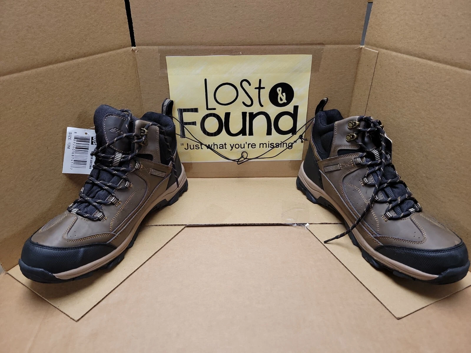 Eddie Bauer Men's Hiking Boots Brown Size 13m #208663 Victor