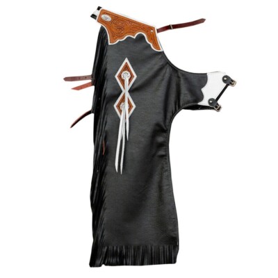 Neues Design Western Chinks weiches Leder verziert Chaps für Erwachsene koste...