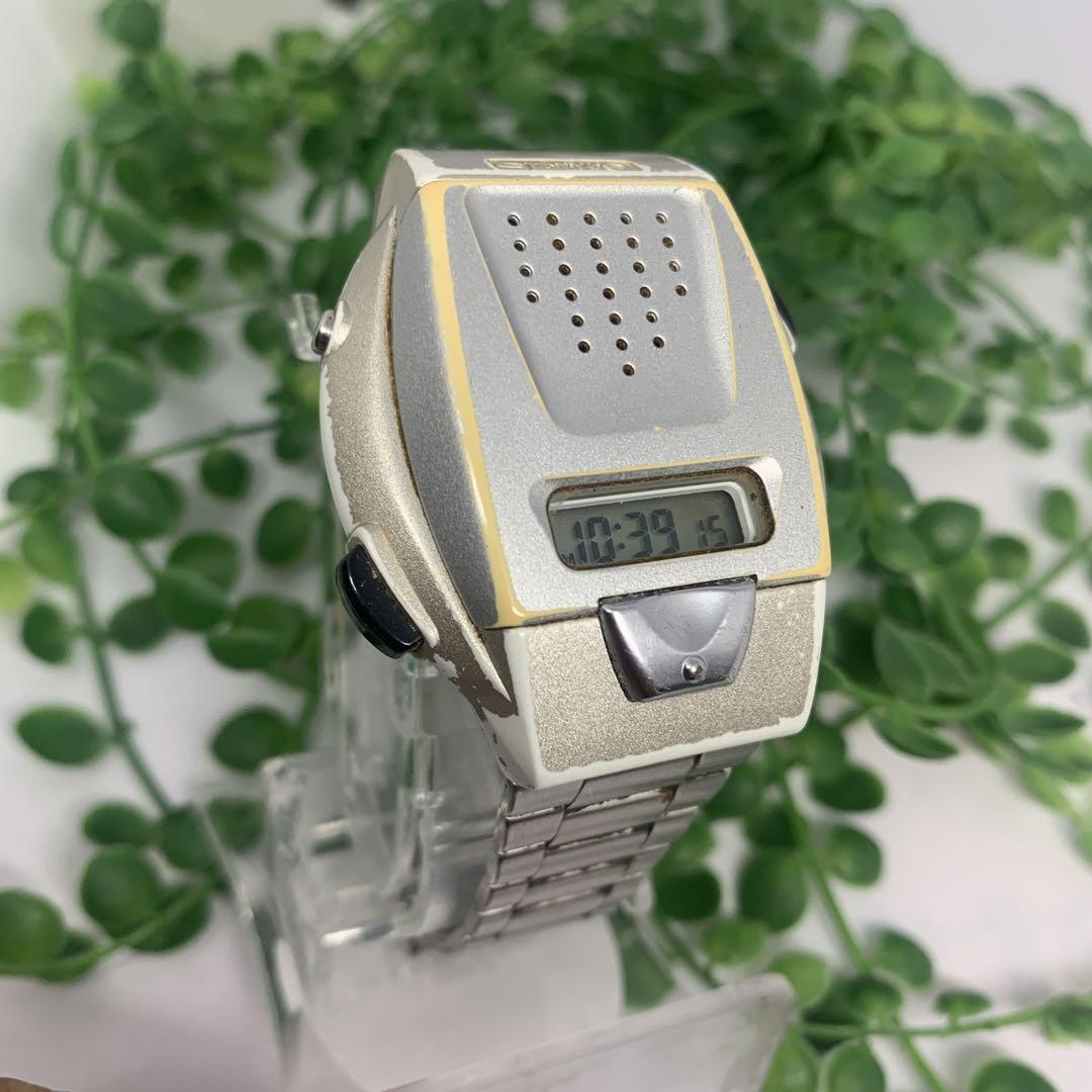 SEIKO Digital Quartz Audio Watch Japanese Voice Talking A860 SEIKO Digital Quartz Audio Watch Japanese Voice Talking A860