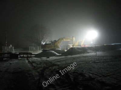 Foto 6x4 Nachts beleuchtet South Moreton ich hatte gedacht Arbeit hätte sta c2009