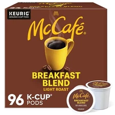 McCafe Breakfast Blend Coffee, Keurig Single Serve Keurig K-Cup Pods, Light Roas