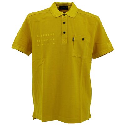 CAMEL ACTIVE Herren kurzarm Polohemd Poloshirt Baumwolle yellow gelb 25092