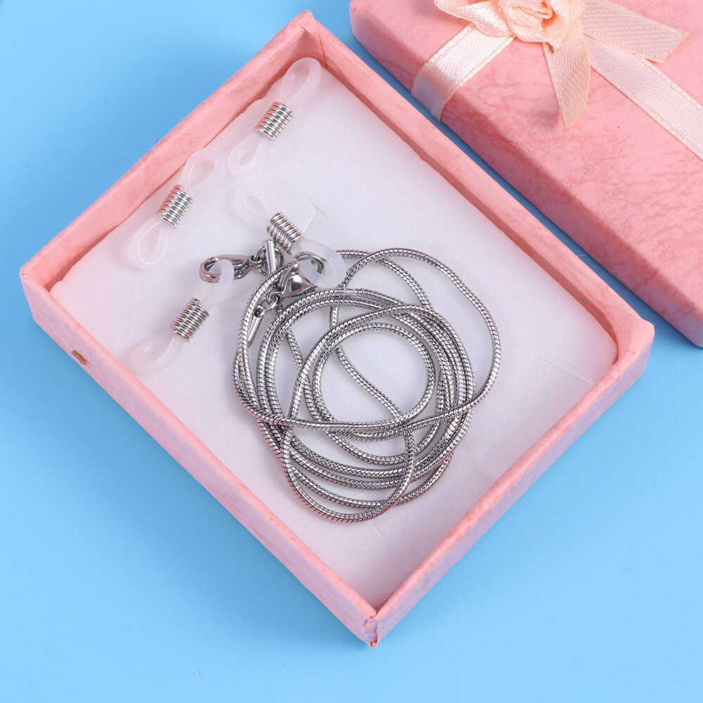 70cm Snake Style Chain Necklace with Strap Holder