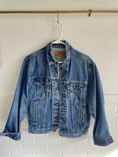 Vintage Levi's 40 Large Denim Trucker Jacket Blue Jean 70506-0216 USA Made