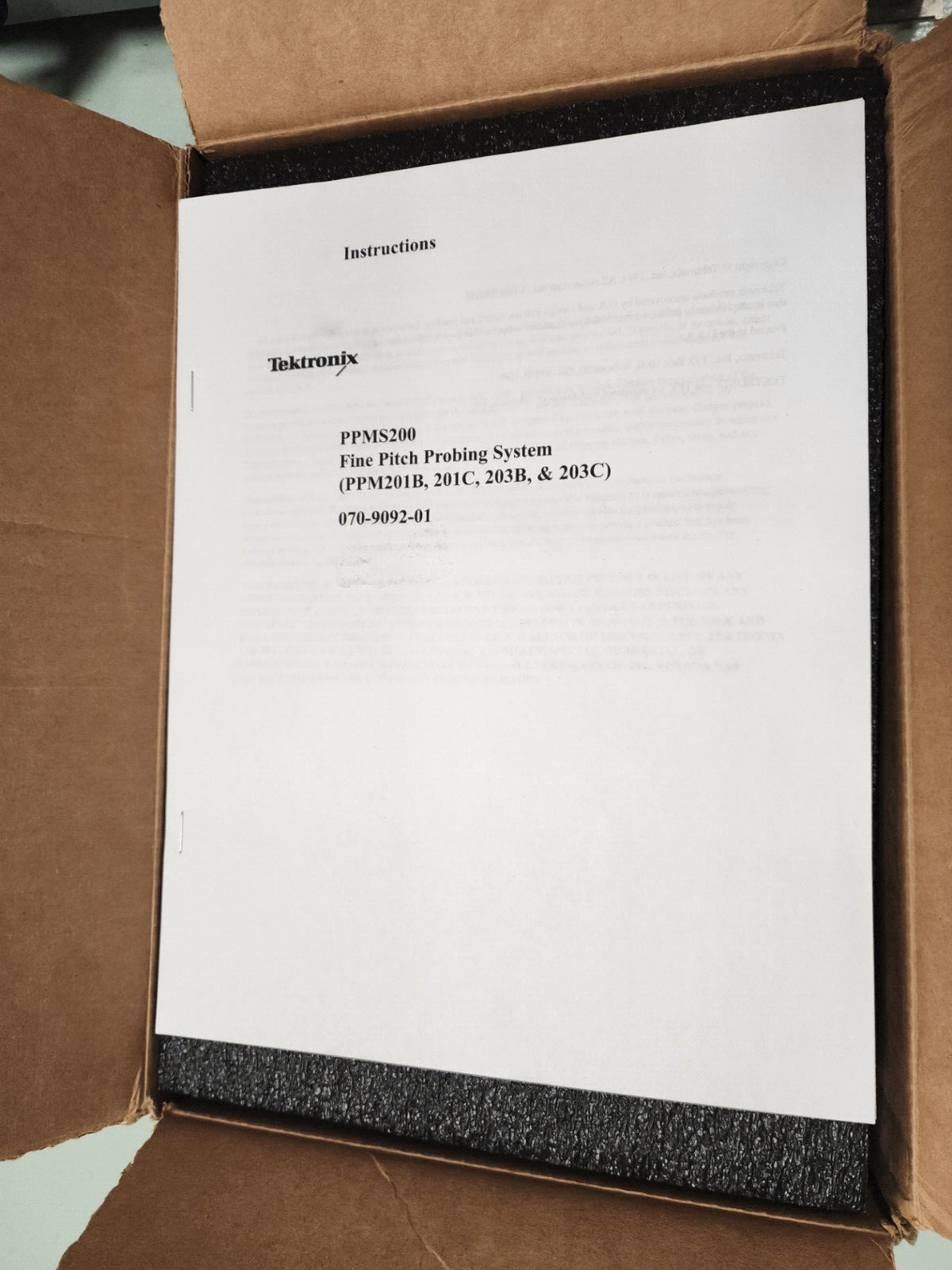 Tektronix PPM203B Probe Positioner NEW! Unit #2