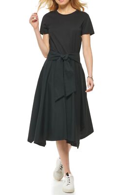 dkny skater dress NWT DKNY Tie Dye Sleeveless Pleated A-line Skater Dress XS