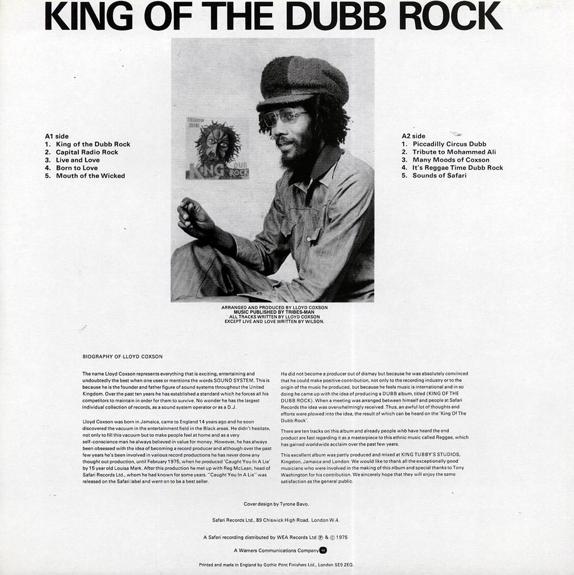 VINYL Sir Coxsone Sound - King Of The Dub Rock Part 1 | eBay