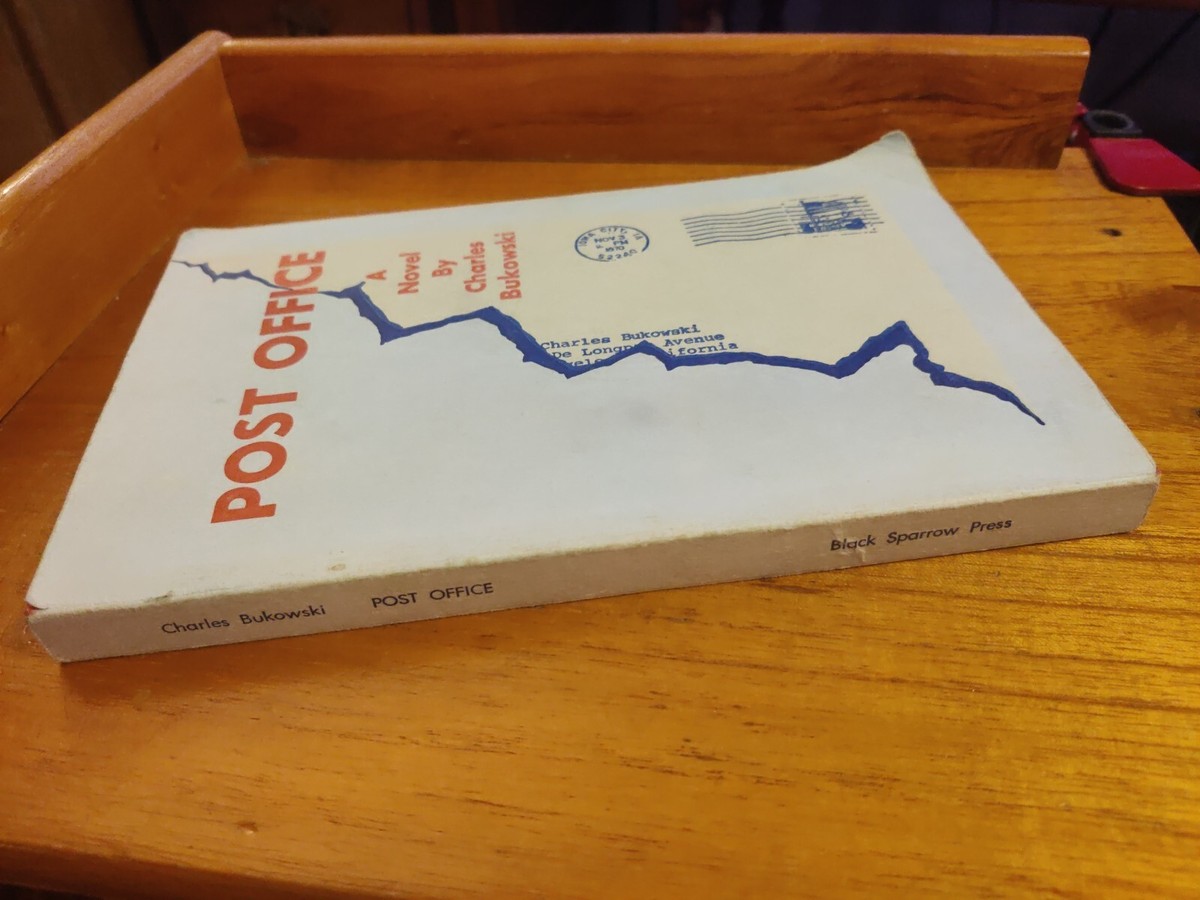 POST OFFICE by Charles Bukowski 1st Edition 34th Printing PB Black