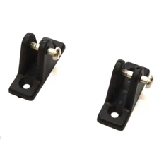SeaArk Boat Bimini Top Bracket Mounts | Black (Pair)