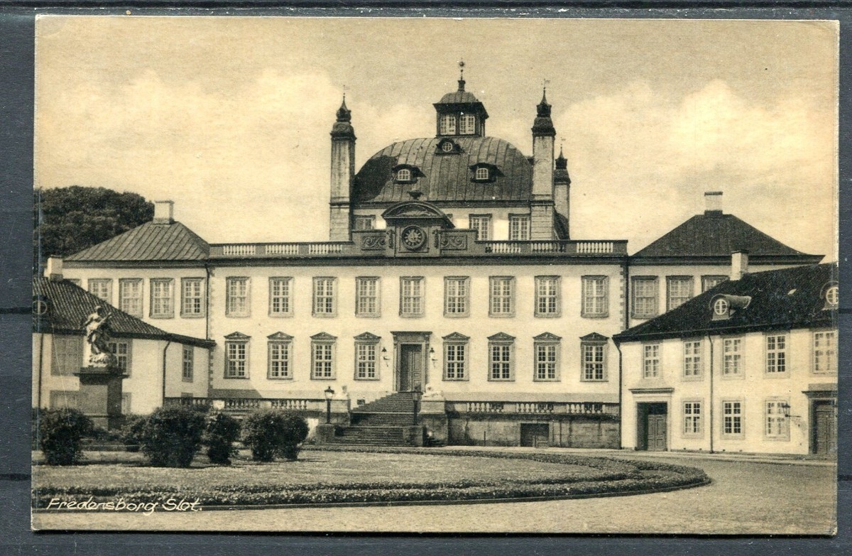 DENMARK 1963 postcard FREDENSBORG stamped to ITALY (G989) | eBay