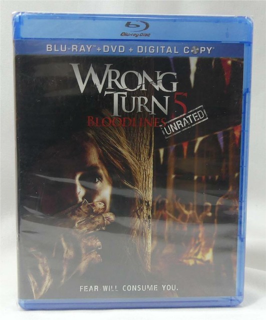 Wrong Turn 5 Bloodlines Blu Ray Dvd 2012 Canadian For Sale