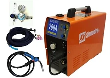 MIG TIG MMA ARC WELDER 3IN1 IGBT SIMADRE MIG200 200A WELDING MACHINE ARGON REG