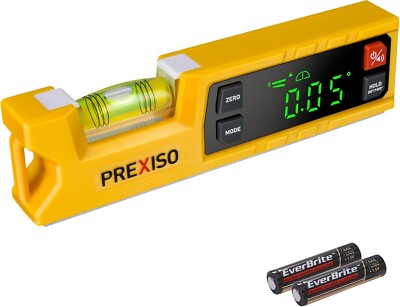 PREXISO Digital Level&Digital Protractor 7 inch Angle Finder 0-90°&0-180° Range