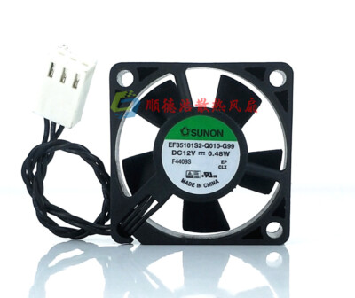 SUNON EF35101S2-Q010-G99 12V 3.5cm cooling fan