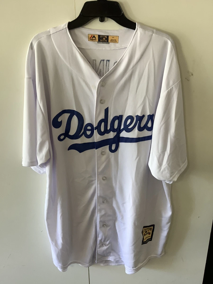 Jackie Robinson #42 Dodgers Majestic Cooperstown Collection MLB Jersey Size  2XL