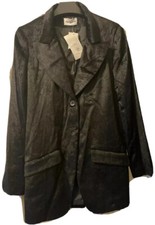 Cacharel Women’s Black Velvet Blazer Jacket Size 6-8 (38) Rrp £765