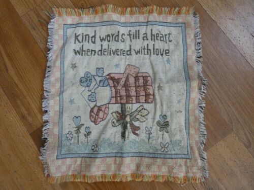 Tapestry Sampler Kind Words Fill A Heart When Delivered With Love - Picture 1 of 2