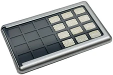 NEW Silver Element Card & 12g Silver Combibars Valcambi Fractional Bullion Case