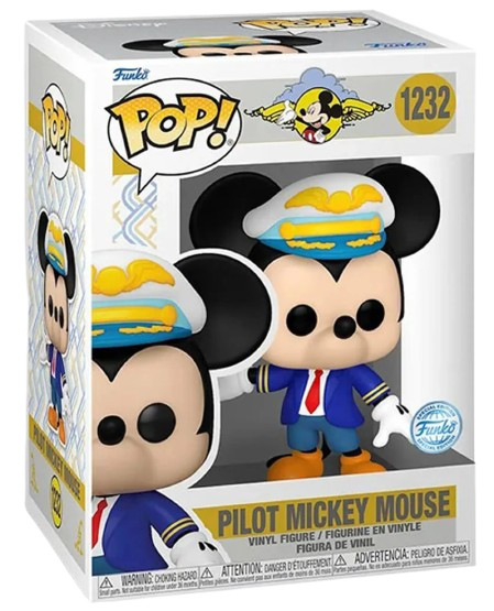 Funko Pop! N°1232 Pilot Mickey Mouse figurine vinyle Disney à collectionner