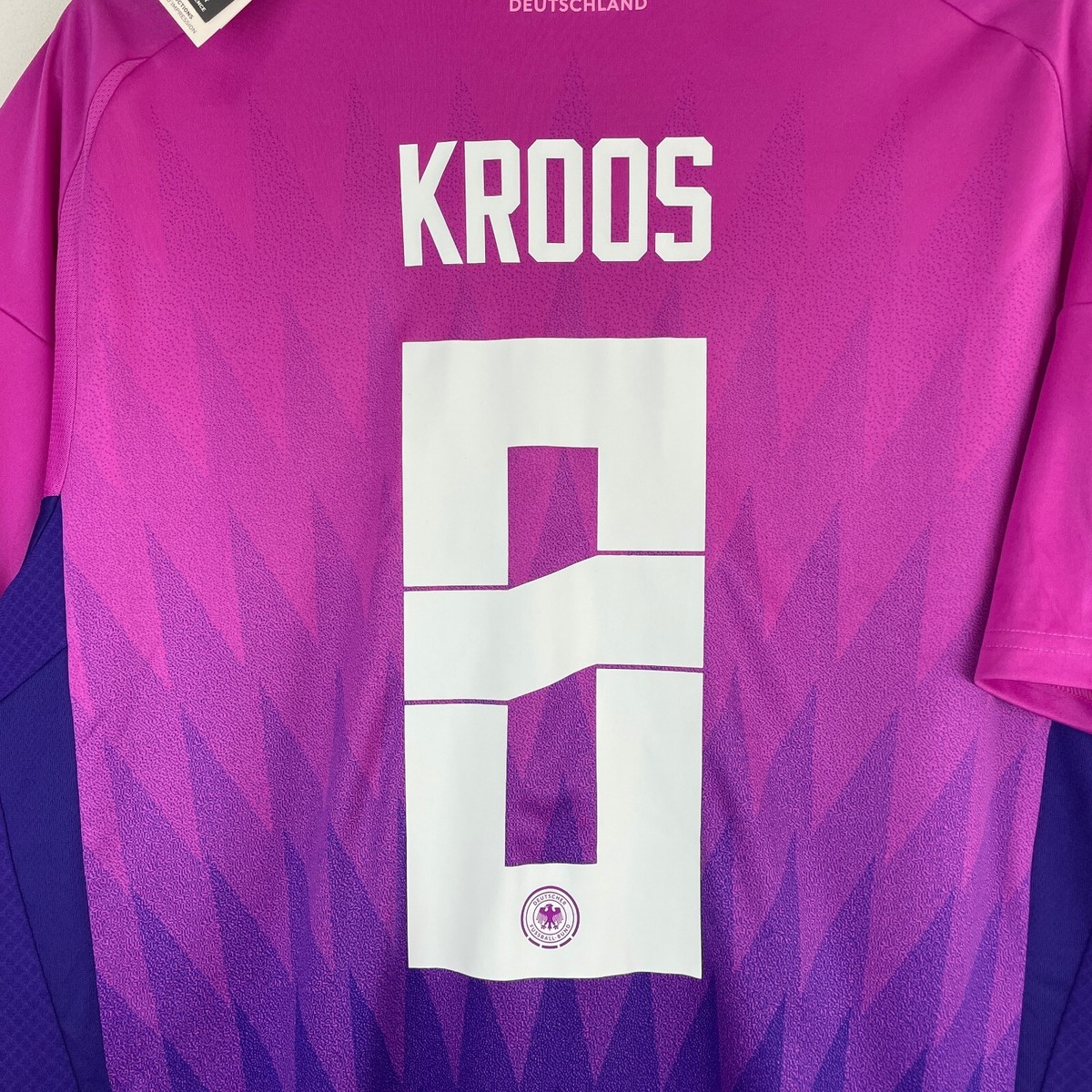 Germany Euro 2024 Toni Kroos Away Shirt Adidas Pink Jersey