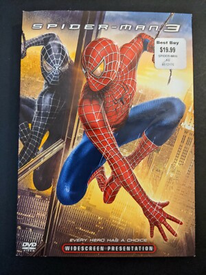 Man DVD×3 Spider-man 3 3-disc Widescreen Deluxe Edition DVD EUC for