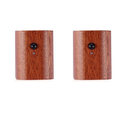 Wood LED Night Light Motion Sensor Body Induction Up Down Wall Lamp Rechargeable - Picture 21 of 25