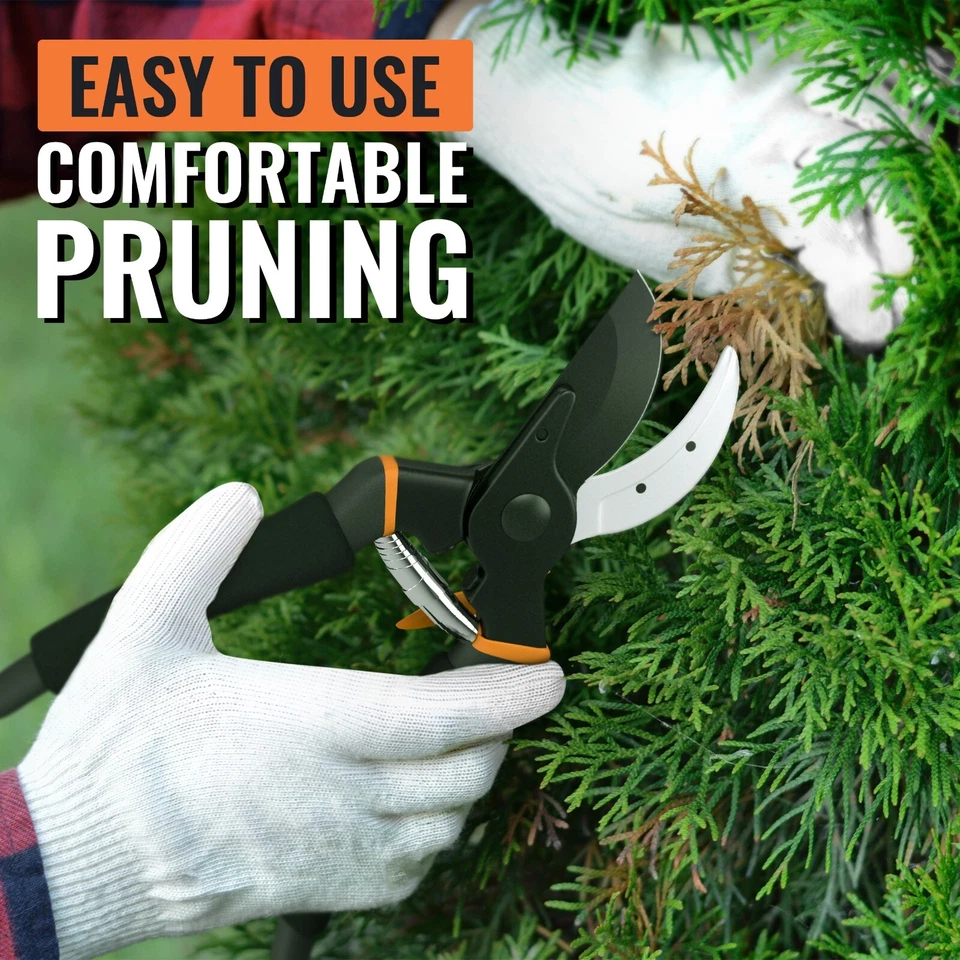 Secateurs Pruners Garden Pruning Shear Pruner Cutter Bypass Hand Tool Scissors - Image 3 of 4