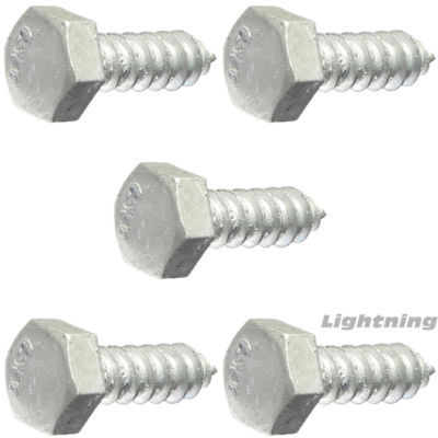 Lag Bolt Screw Hot Dipped Galvanized A307 Alloy Steel 1/4 x 5-1/2'' Qty 50