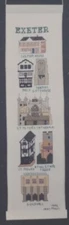 Jean Maun Exeter Cathedral City UK Counted Cross Stitch Pattern