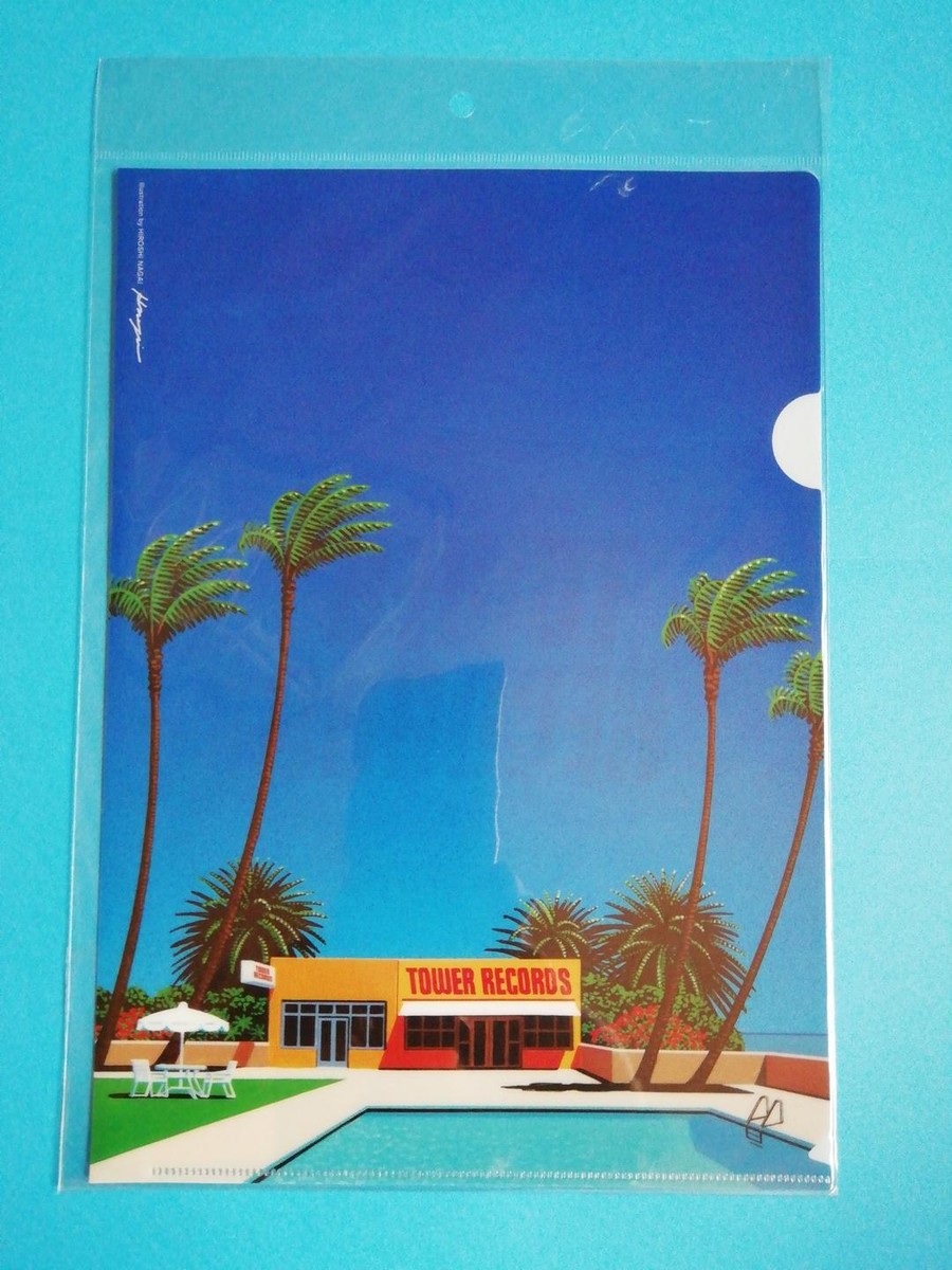 Hiroshi Nagai Tower Records collaboration clear file | eBay