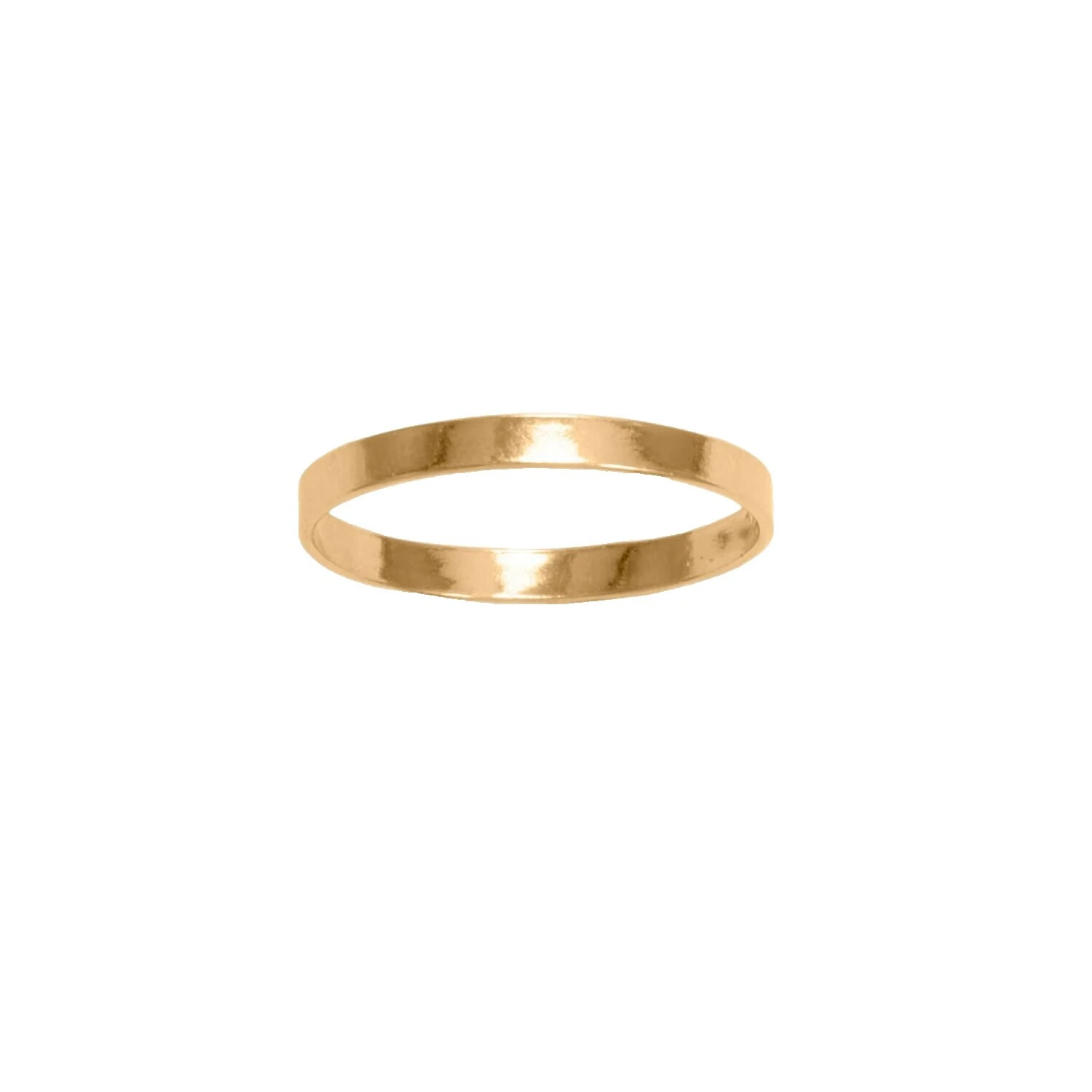 Band Yellow Gold Filled 10 Ring Fashion Rings