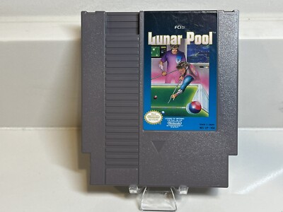 Lunar Pool - 1987 NES Nintendo Game - Cart Only - TESTED!